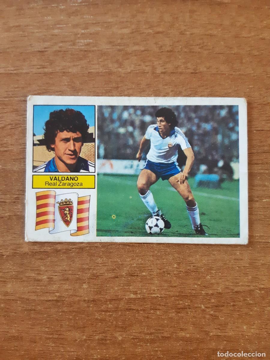 Cromos de F&uacute;tbol: Valdano (Zaragoza) Liga 82-83 ESTE. Nunca pegado, sin pegar