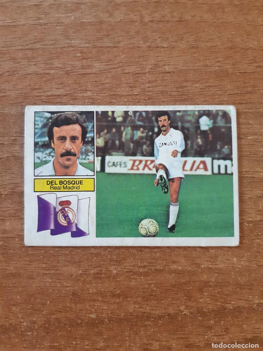 Cromos de F&uacute;tbol: Del Bosque (Real Madrid) Liga 82-83 ESTE. Nunca pegado, sin pegar