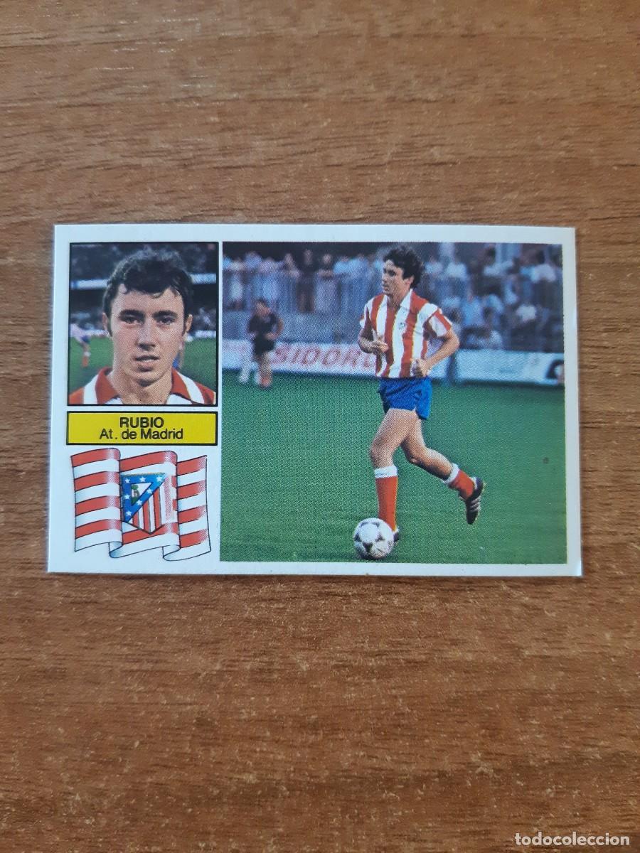 Cromos de F&uacute;tbol: Rubio (Atl&eacute;tico Madrid) Liga 82-83 ESTE. Nunca pegado, sin pegar