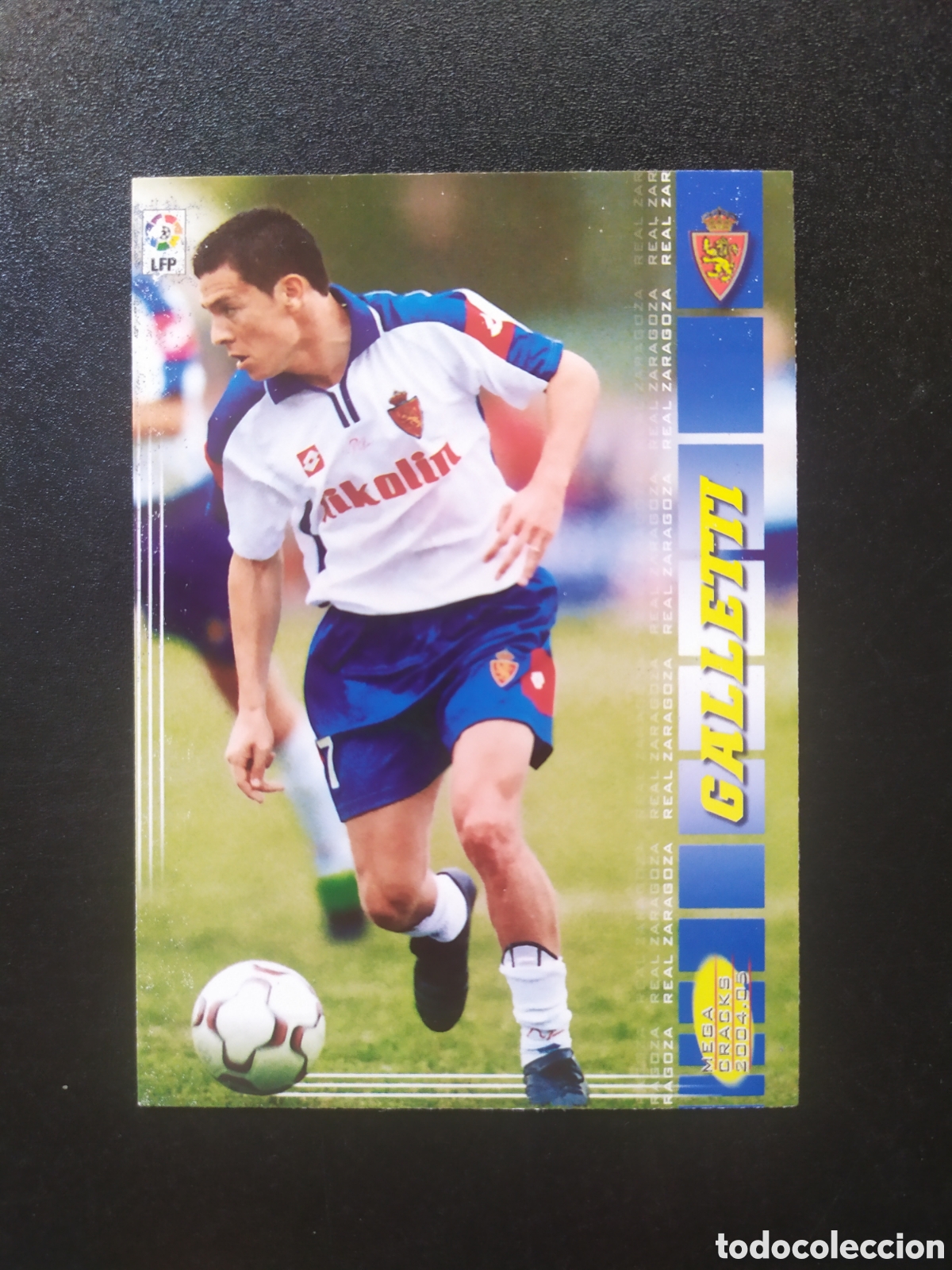Cromos de F&uacute;tbol: Megacracks 2004 2005 04 05 panini Galletti n&ordm; 356 Real Zaragoza