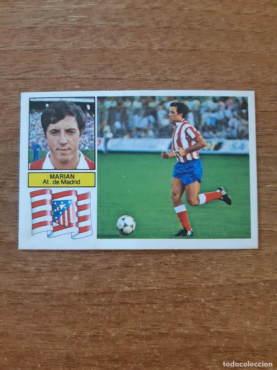 Cromos de F&uacute;tbol: Marian (Atl&eacute;tico Madrid) Liga 82-83 ESTE. Nunca pegado, sin pegar