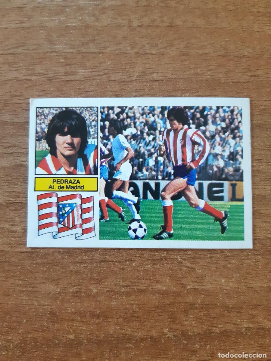 Cromos de F&uacute;tbol: Pedraza (Atl&eacute;tico Madrid) Liga 82-83 ESTE. Nunca pegado, sin pegar