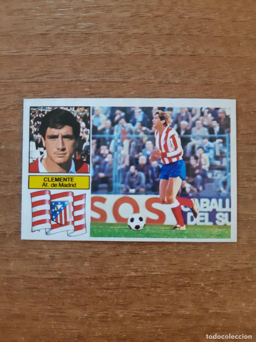 Fu&szlig;ball-Sticker: Clemente (Atl&eacute;tico Madrid) Liga 82-83 ESTE. Nunca pegado, sin pegar