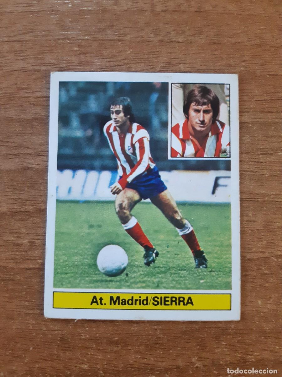Cromos de F&uacute;tbol: Sierra (Atl&eacute;tico Madrid) Liga 81-82 ESTE. Nunca pegado, sin pegar