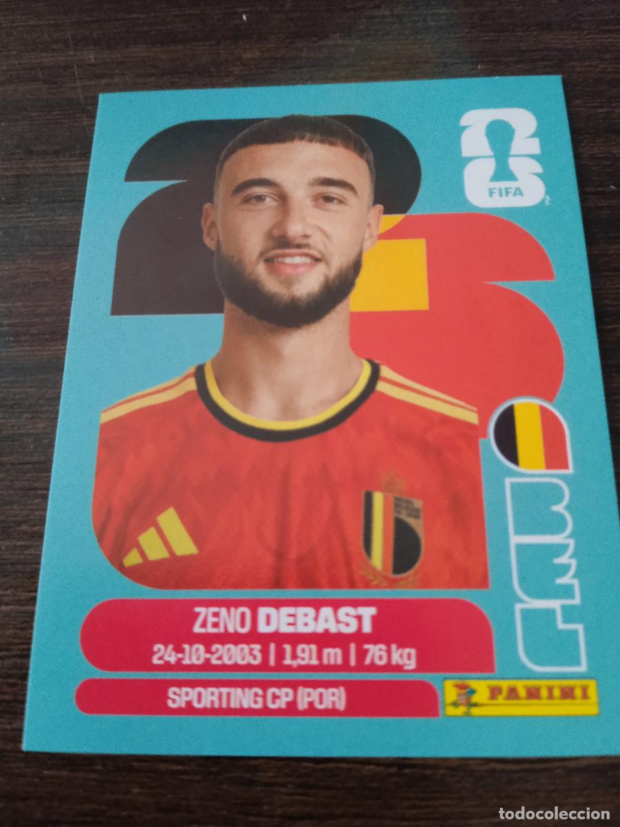 Cromos de F&uacute;tbol: Cromo Mundial Futbol 2026 Panini canada usa Mexico Belgica Zeno Debast BEL 5