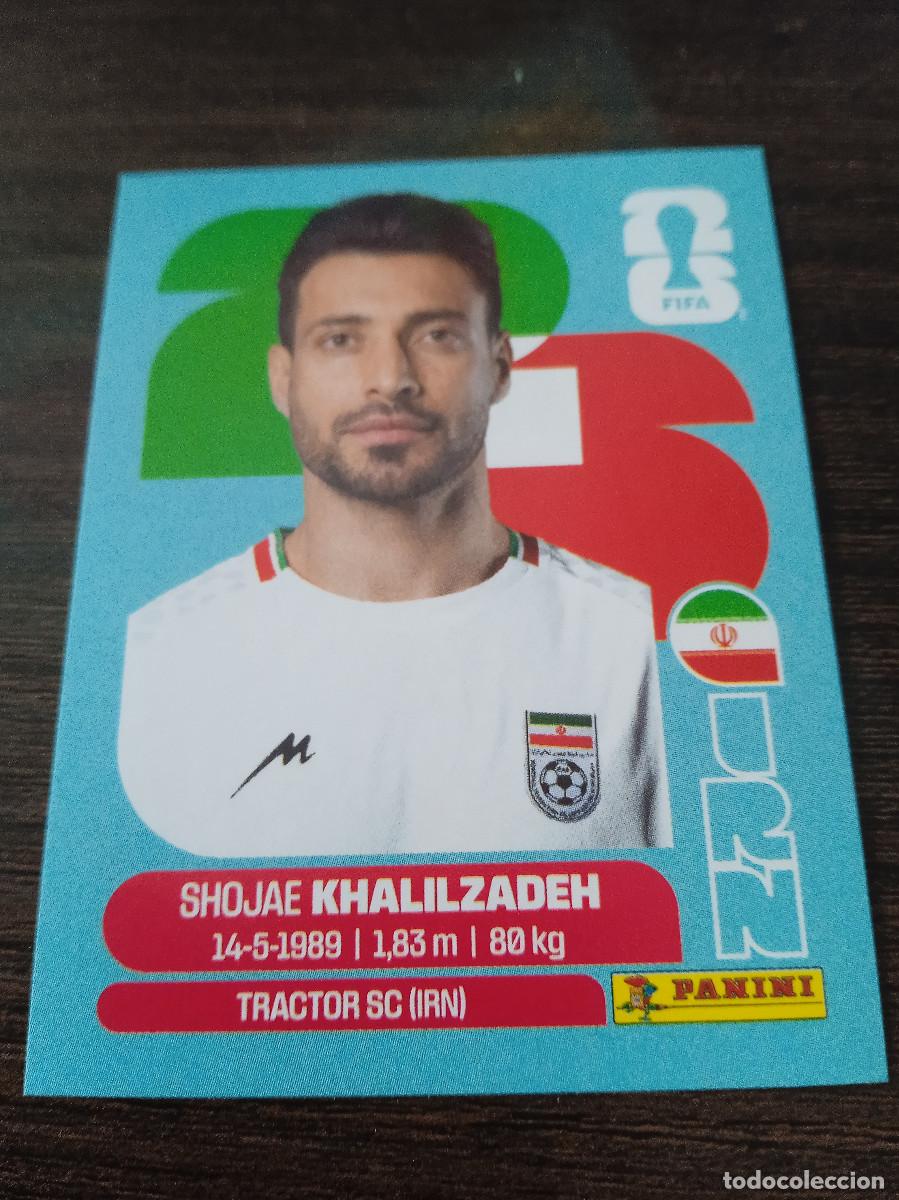 Cromos de F&uacute;tbol: Cromo Mundial Futbol 2026 Panini canada usa Mexico Iran Shojae Khalilzadeh IRN 6