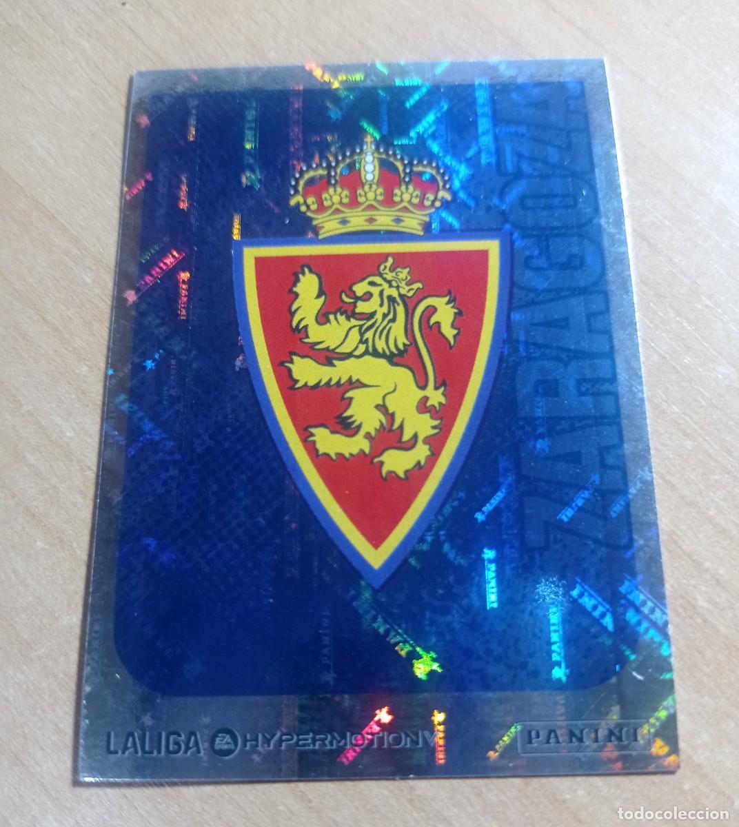 Cromos de F&uacute;tbol: 401 ESCUDO DEL ZARAGOZA 2&ordf; DIVISION HYPERMOTION 25 26 PANINI 2025 2026 NUEVO