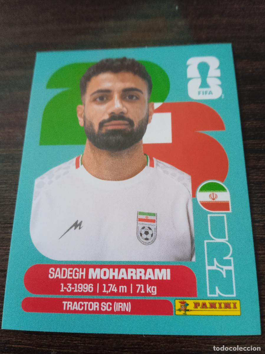 Cromos de F&uacute;tbol: Cromo Mundial Futbol 2026 Panini canada usa Mexico Iran Sadegh Moharrami IRN 9
