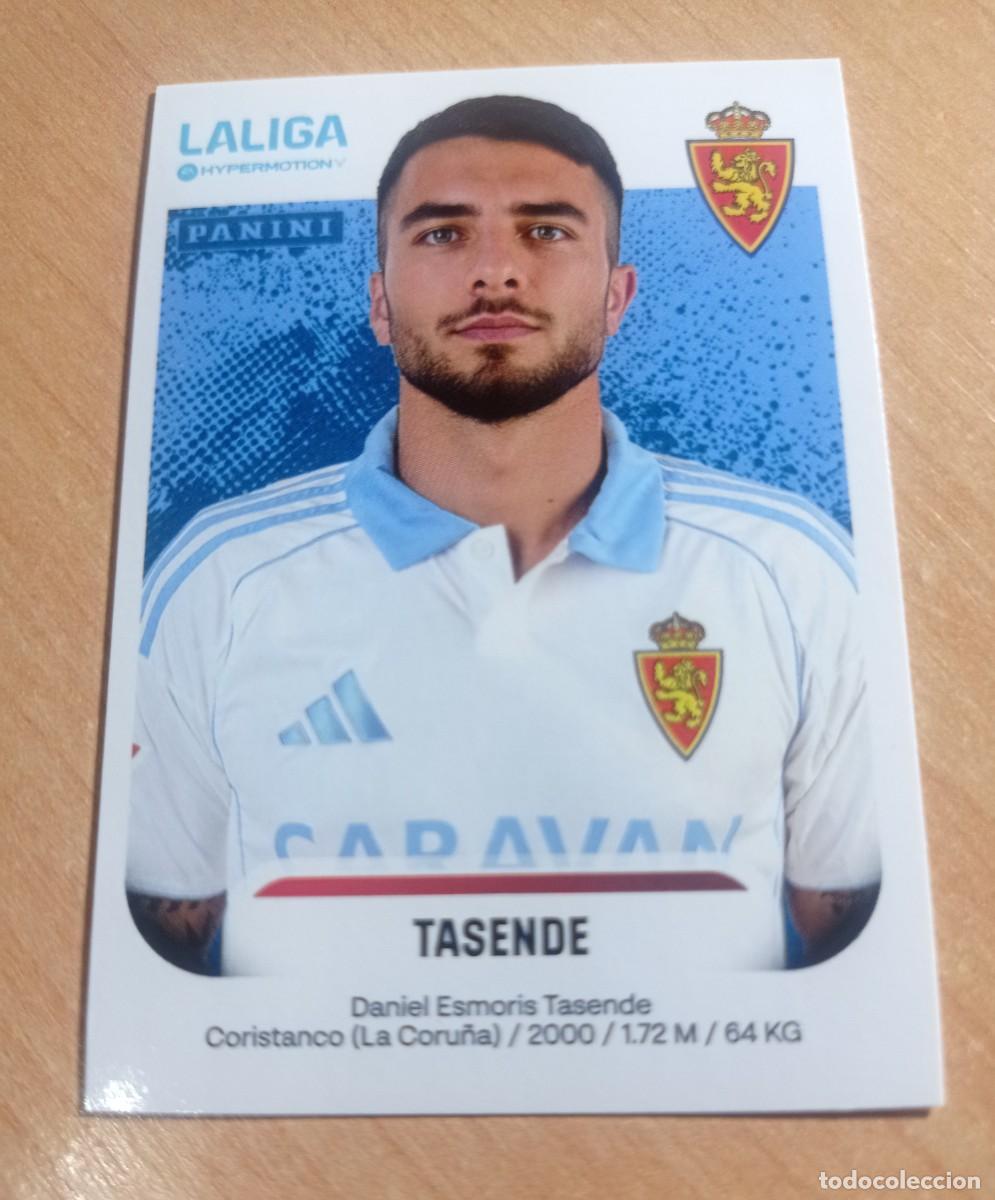 Cromos de F&uacute;tbol: 409 TASENDE DEL ZARAGOZA 2&ordf; DIVISION HYPERMOTION 25 26 PANINI 2025 2026 NUEVO