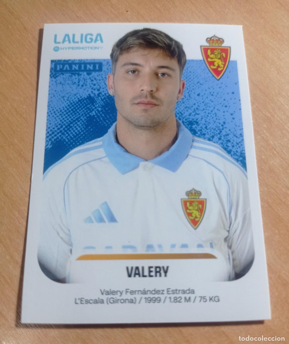 Cromos de F&uacute;tbol: 414 VALERY DEL ZARAGOZA 2&ordf; DIVISION HYPERMOTION 25 26 PANINI 2025 2026 NUEVO