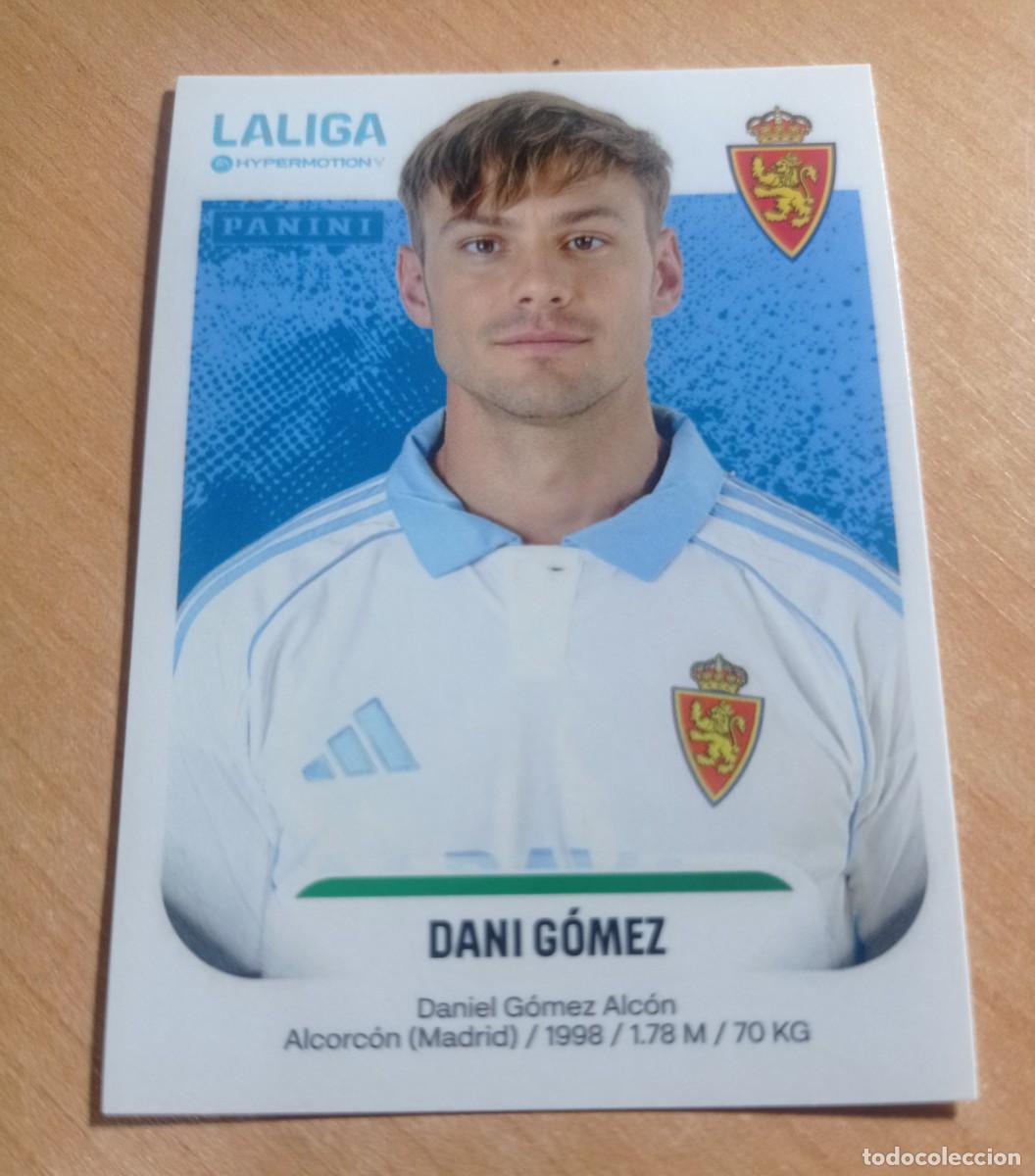 Cromos de F&uacute;tbol: 419 DANI GOMEZ DEL ZARAGOZA 2&ordf; DIVISION HYPERMOTION 25 26 PANINI 2025 2026 NUEVO