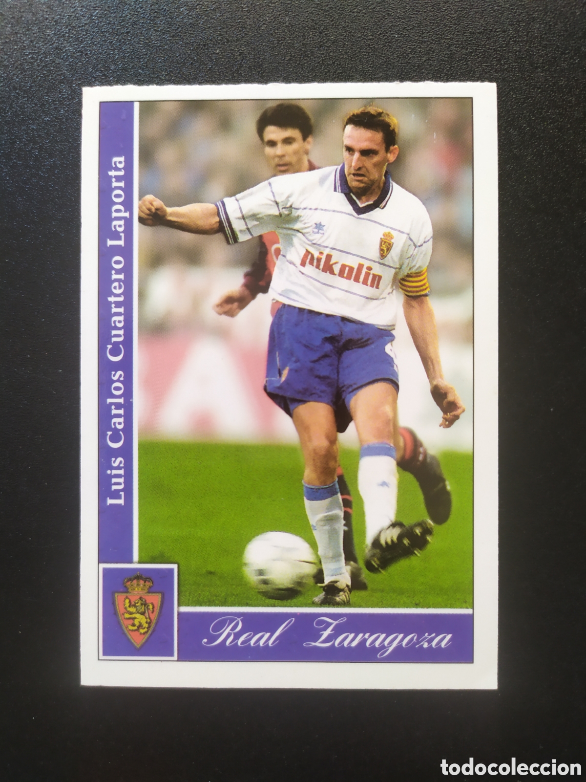 Cromos de F&uacute;tbol: Mundicromo fichas Liga 2001 2002 01 02 Cuartero n&deg; 344 Real Zaragoza