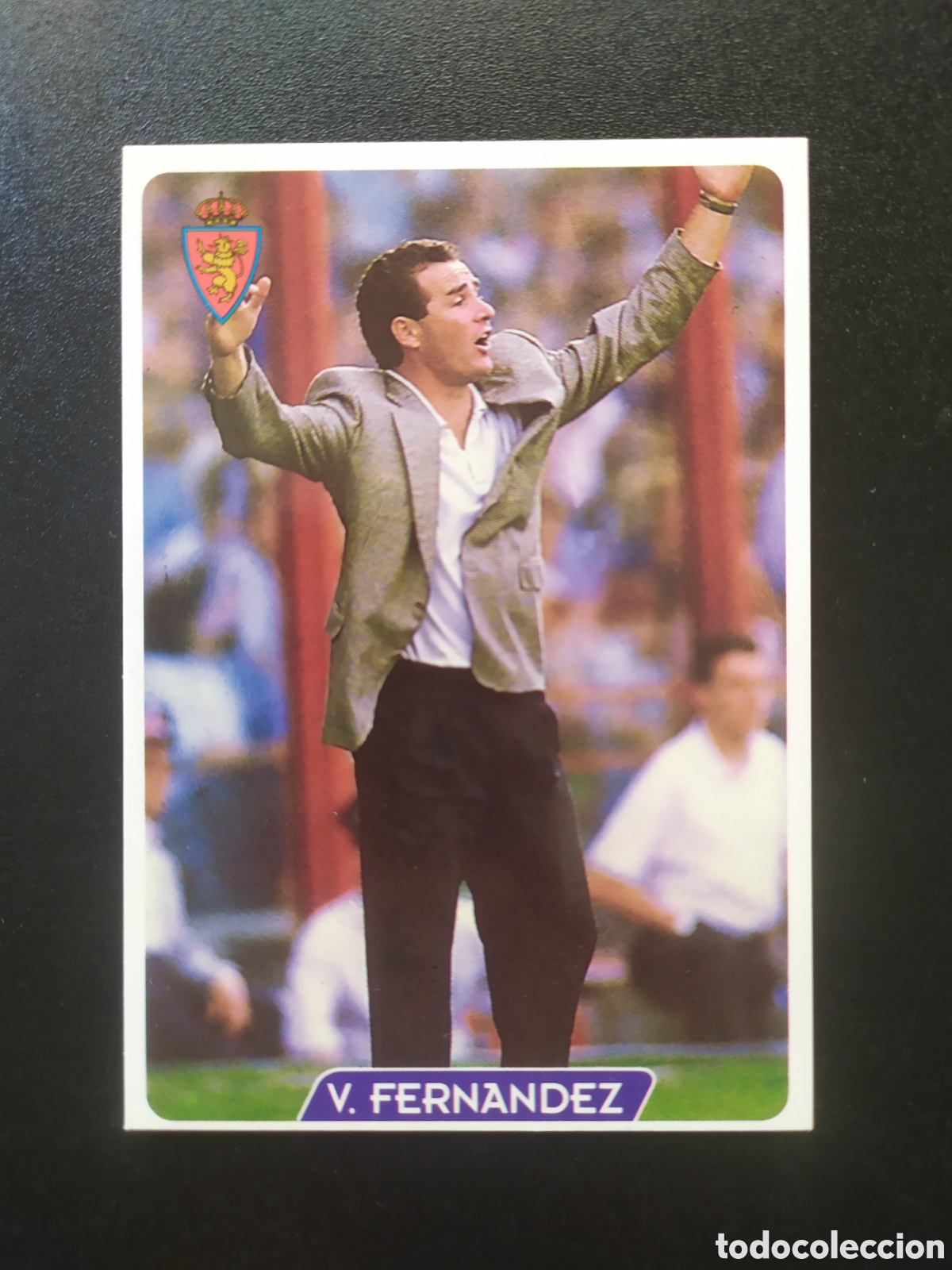 Cromos de F&uacute;tbol: Mundicromo fichas Liga 1995 1996 95 96 Victor Fernandez n&deg; 110 Real Zaragoza