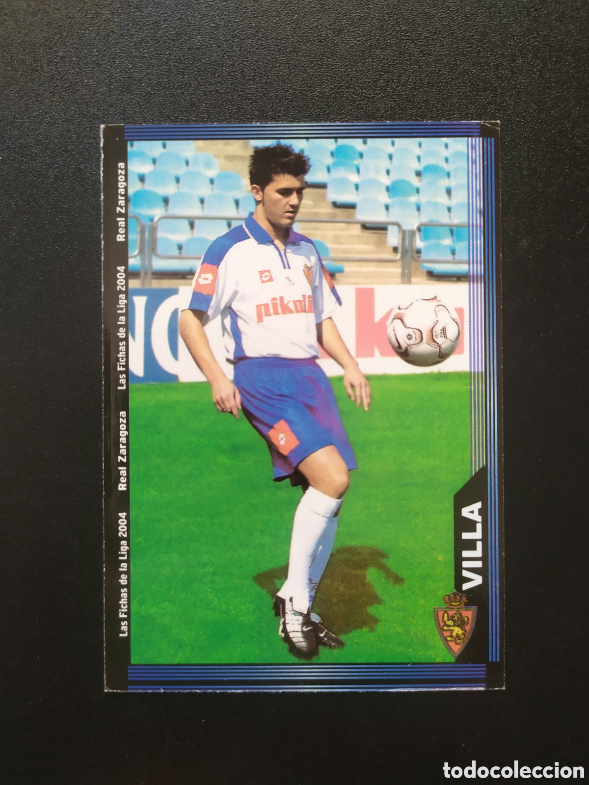 Cromos de F&uacute;tbol: Mundicromo fichas Liga 2003 2004 03 04 Villa rookie error n&deg; 510 Real Zaragoza