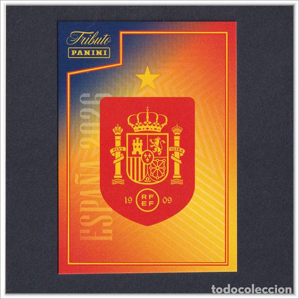 Cromos de F&uacute;tbol: TRIBUTO SELECCI&Oacute;N ESPA&Ntilde;OLA 2010 2026 PANINI ESCUDO 35 ESPA&Ntilde;A COLECCI&Oacute;N LIGA ALBUM F&Uacute;TBOL