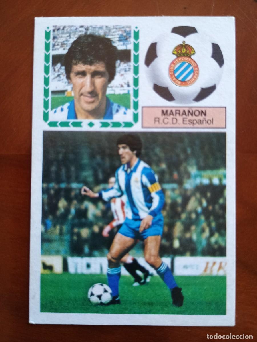 Cromos de F&uacute;tbol: Cromo f&uacute;tbol liga 83 84 1983 1984 ediciones este sin pegar nuevo baja Mara&ntilde;&oacute;n Espa&ntilde;ol