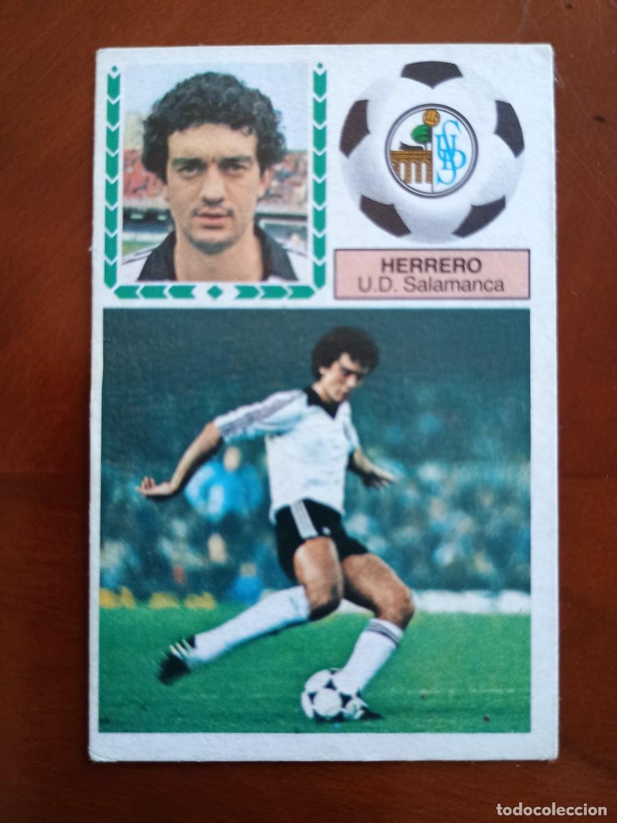 Cromos de F&uacute;tbol: Cromo f&uacute;tbol liga 83 84 1983 1984 ediciones este sin pegar nuevo baja Herrero Salamanca