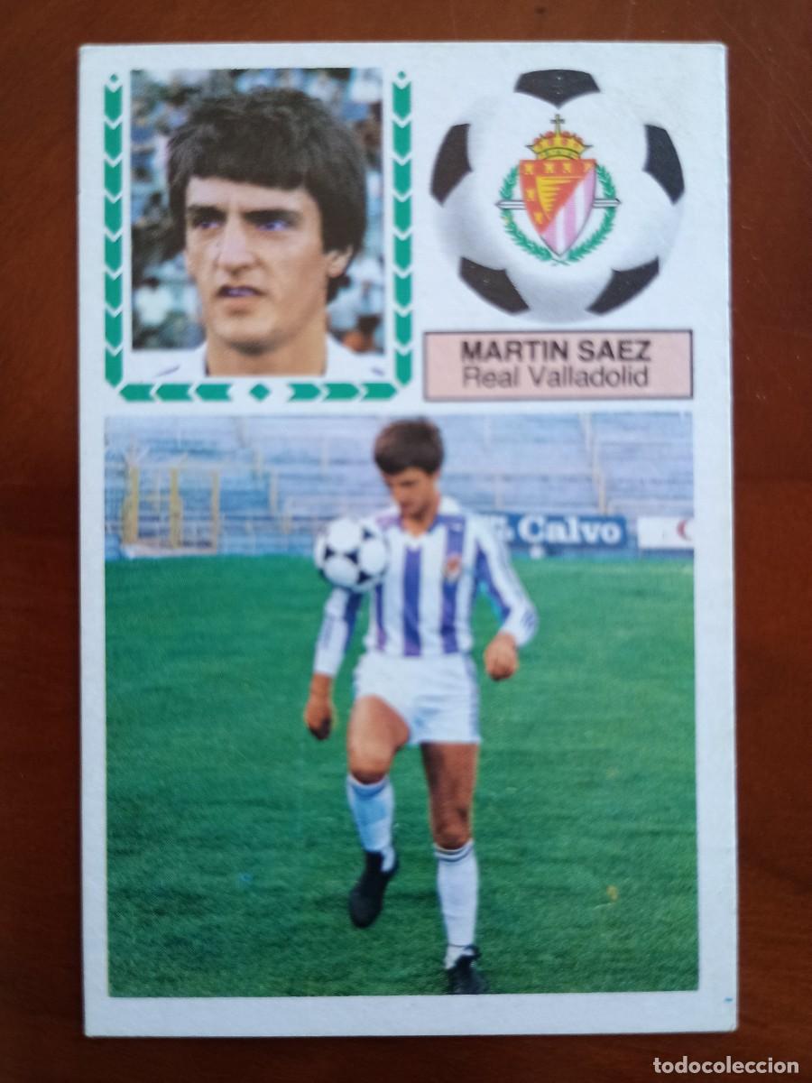 Cromos de F&uacute;tbol: Cromo f&uacute;tbol liga 83 84 1983 1984 ediciones este sin pegar nuevo coloca Mart&iacute;n S&aacute;ez Real Valladolid