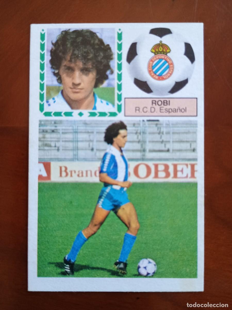 Cromos de F&uacute;tbol: Cromo f&uacute;tbol liga 83 84 1983 1984 ediciones este sin pegar nuevo fichaje 2 bis Robi Espa&ntilde;ol