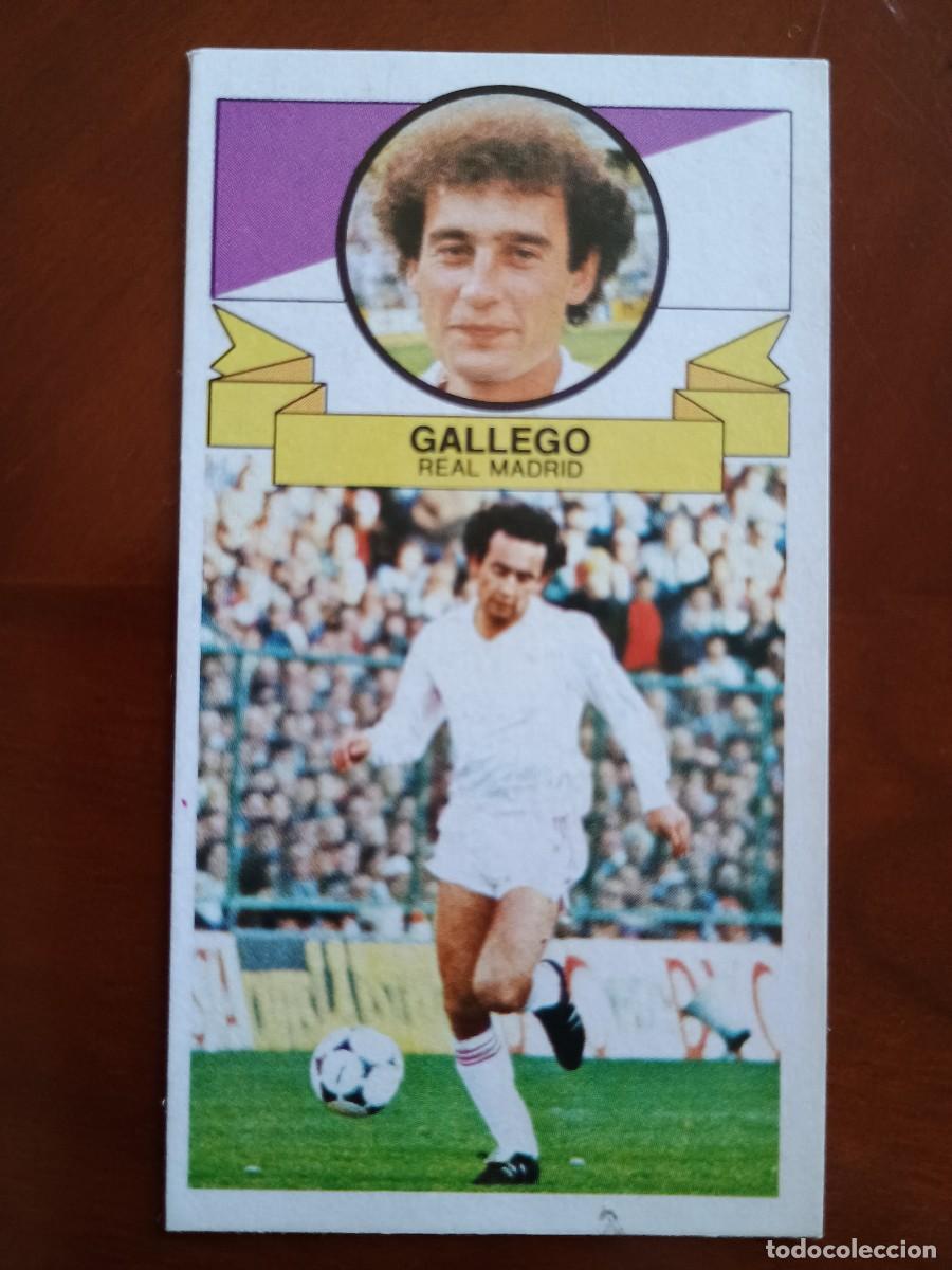 Cromos de F&uacute;tbol: Cromo f&uacute;tbol liga 85 86 1985 1986 ediciones este despegado Gallego sin publicidad Real Madrid