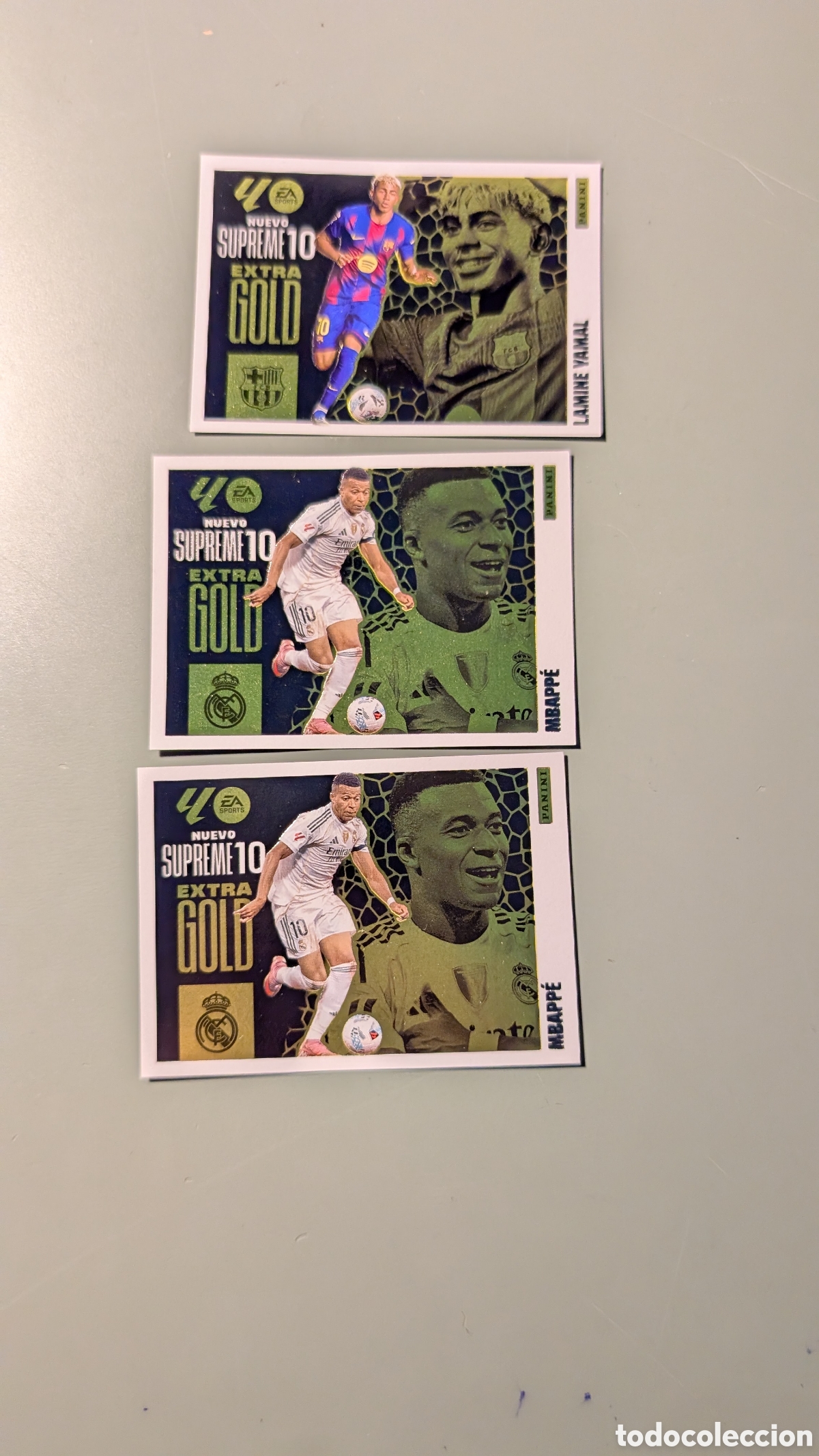 Cromos de F&uacute;tbol: LOTE 3 SUPREME 10 RESERVADOS