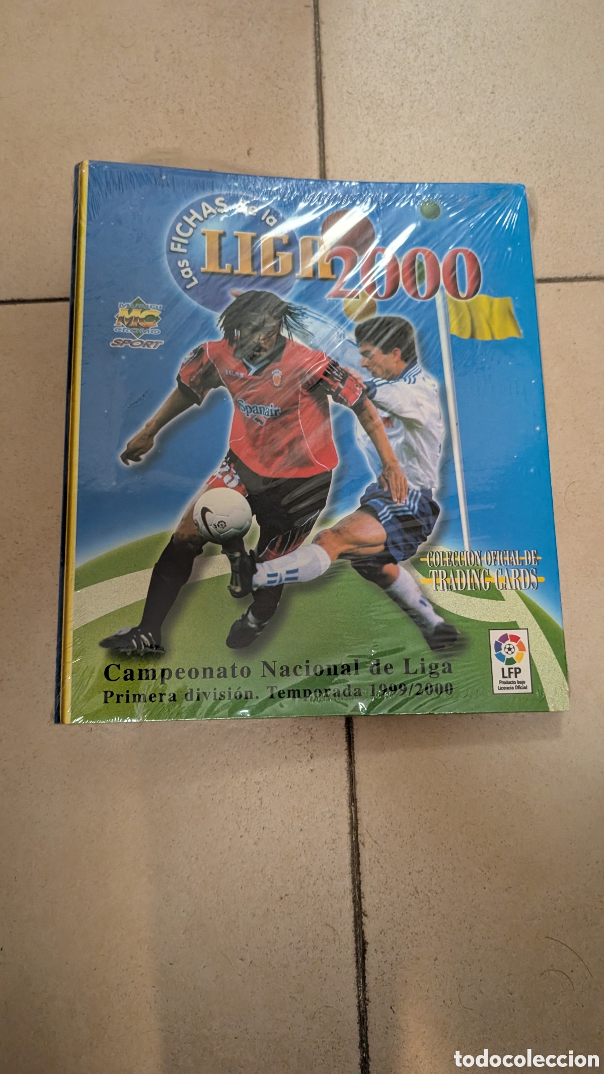 Cromos de F&uacute;tbol: ARCHIVADOR VACIO PRECINTADO FICHAS LIGA 1999 2000 99 00 NUEVO MUNDICROMO