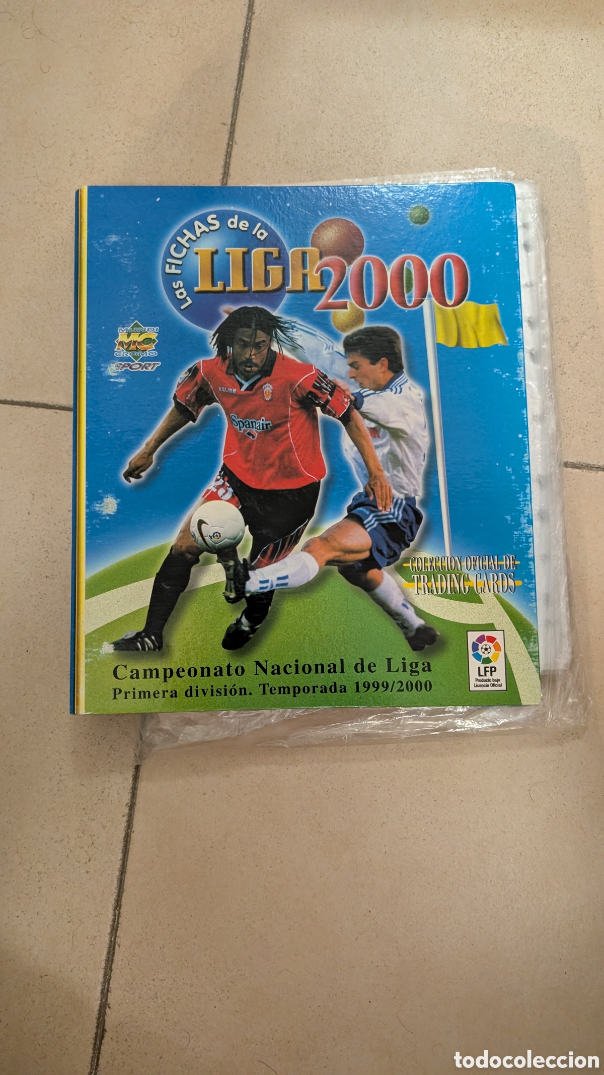 Cromos de F&uacute;tbol: ARCHIVADOR VACIO FICHAS LIGA 1999 2000 99 00 NUEVO MUNDICROMO