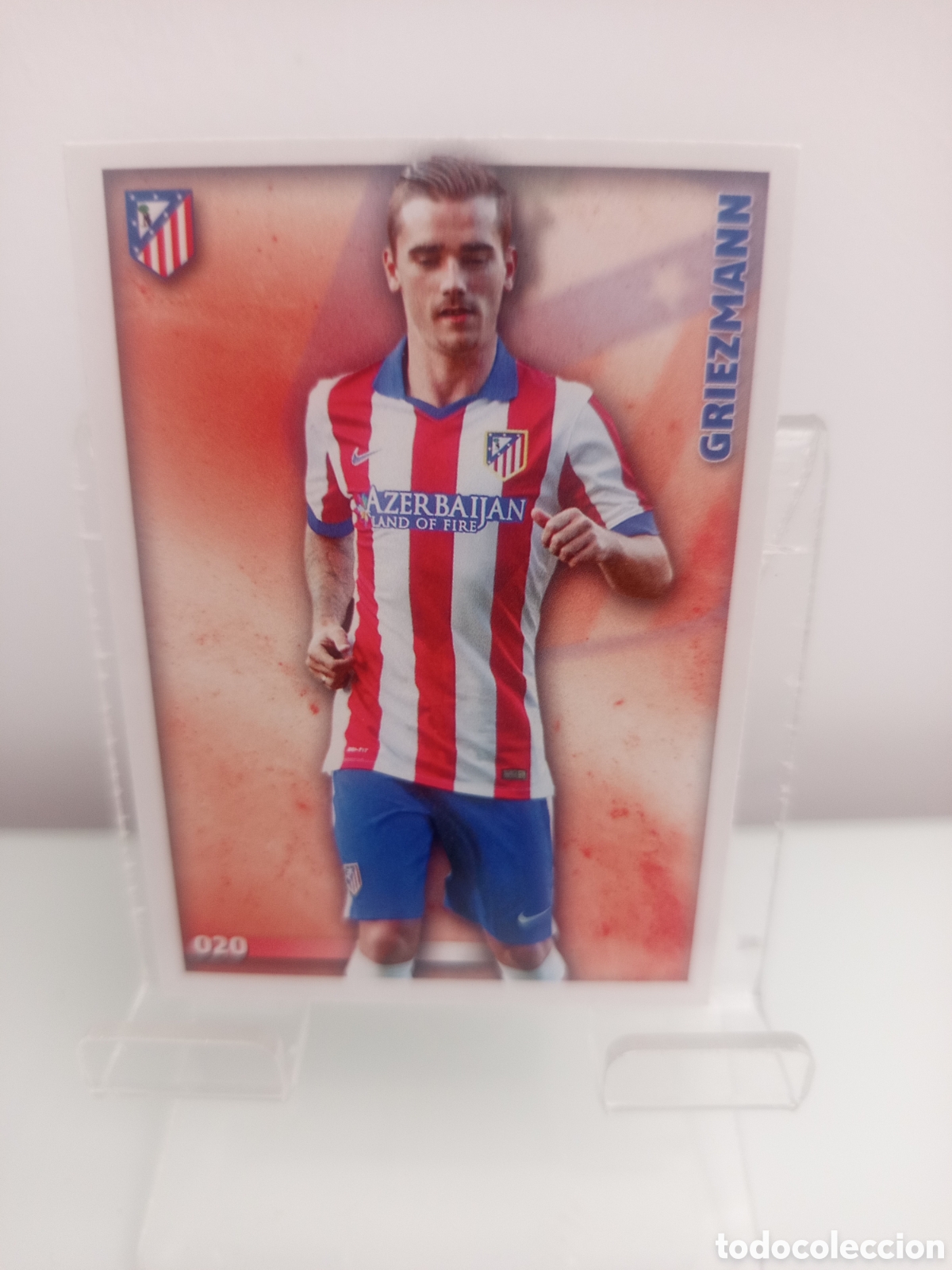 Cromos de Futebol: ❇️ CROMO ⚽ GRIEZMANN ATL&Eacute;TICO DE MADRID 20 020 FICHAS LIGA 2015 14 15 2014 2015 MUNDICROMO ❇️