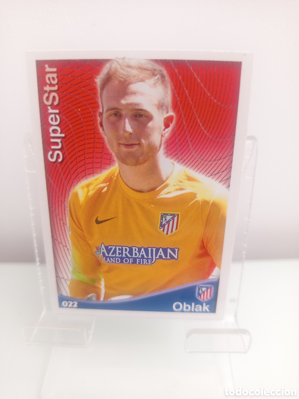 Cromos de Futebol: ❇️ CROMO ⚽ OBLAK ATL&Eacute;TICO DE MADRID 22 022 SUPERSTAR FICHAS LIGA 2015 14 15 2014 2015 MUNDICROMO ❇️