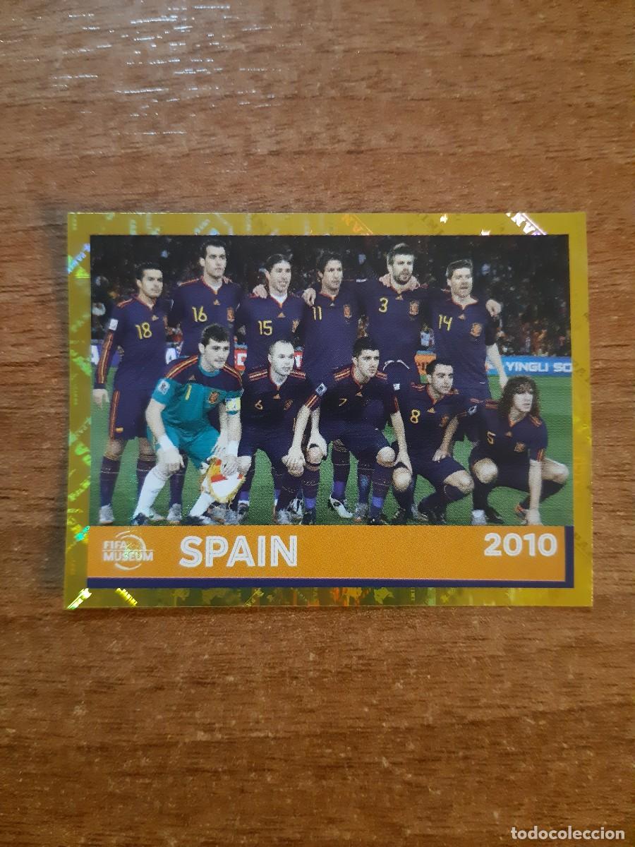 Cromos de F&uacute;tbol: FWC28 ALINEACI&Oacute;N ESPA&Ntilde;A CAMPE&Oacute;N SUD&Aacute;FRICA 2010 MUNDIAL QATAR 2022 PANINI. NUNCA PEGADO, SIN PEGAR