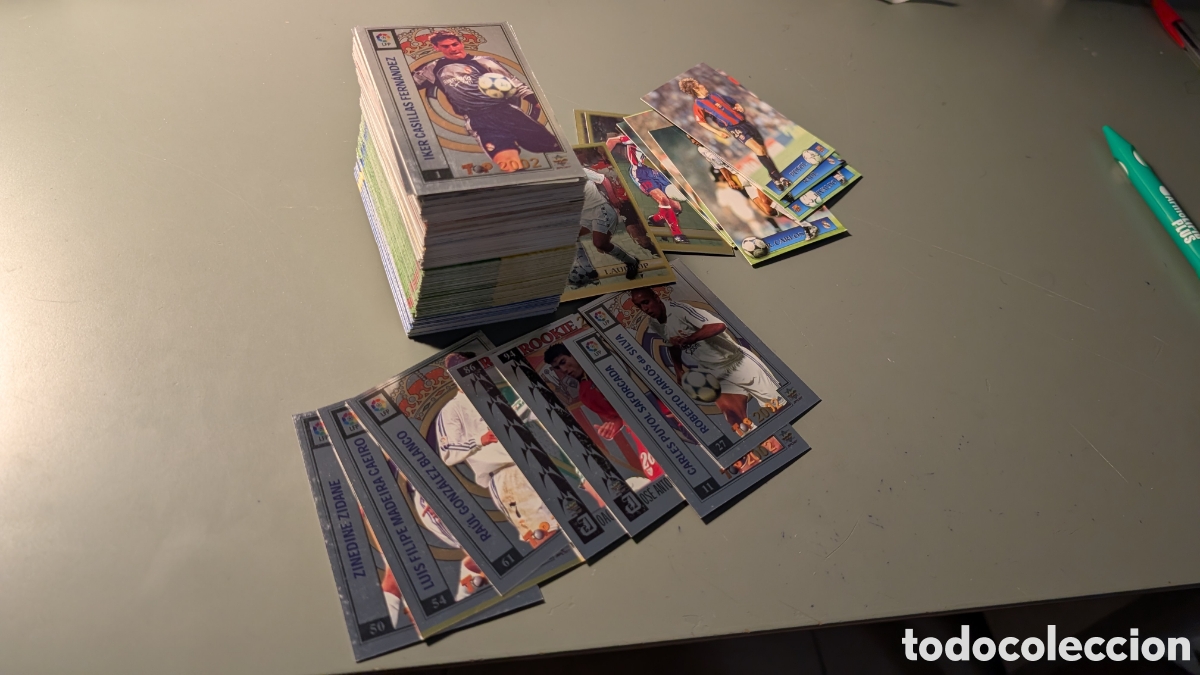 Cromos de F&uacute;tbol: COLECCI&Oacute;N COMPLETA 198 cromos TODO LO EDITADO TOP LIGA 2001 2002 01 02 MUNDICROMO BUEN ESTADO