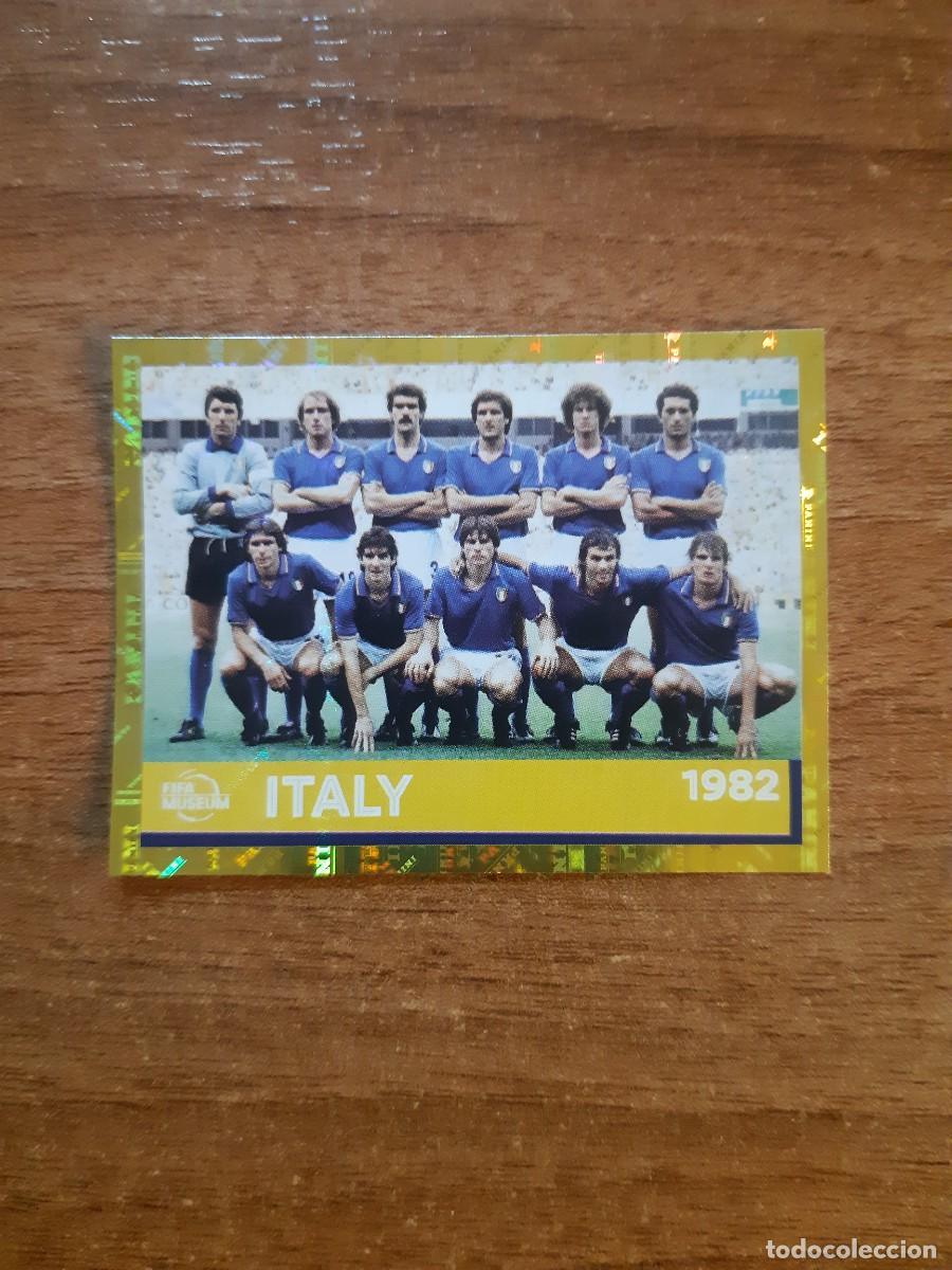 Cromos de F&uacute;tbol: FWC25 ALINEACI&Oacute;N ITALIA CAMPE&Oacute;N ESPA&Ntilde;A 1982 MUNDIAL QATAR 2022 PANINI. NUNCA PEGADO, SIN PEGAR