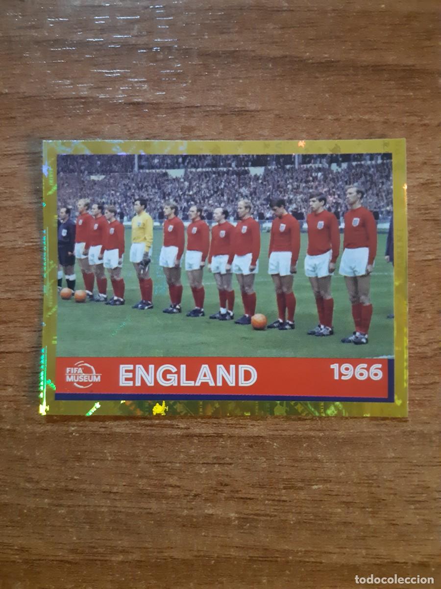 Cromos de F&uacute;tbol: FWC22 ALINEACI&Oacute;N ENGLAND CAMPE&Oacute;N INGLATERRA 1966 MUNDIAL QATAR 2022 PANINI. NUNCA PEGADO, SIN PEGAR