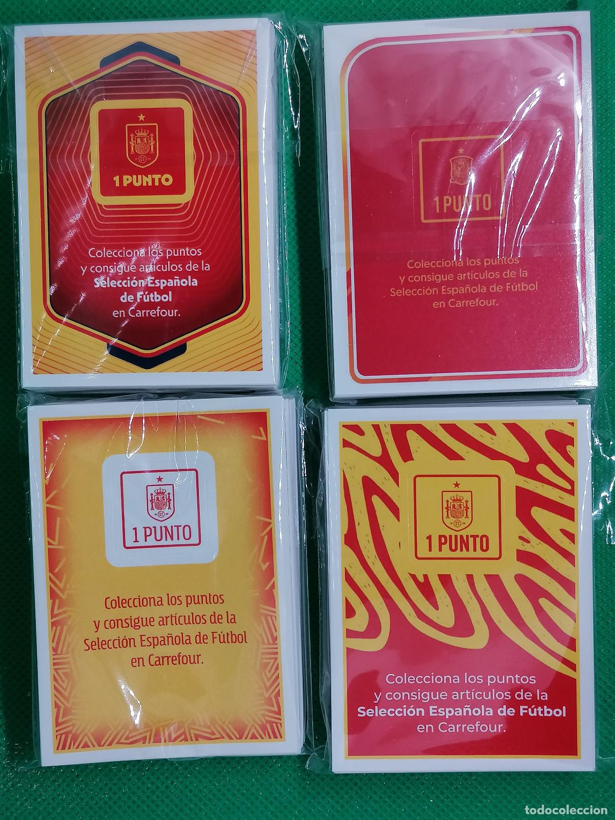 Cromos de F&uacute;tbol: 4 COLECCIONES COMPLETAS 2020 2022 2024 2026 SELECCION ESPA&Ntilde;A ESPA&Ntilde;OLA ⚽ PANINI CARREFOUR STICKERS ⚽