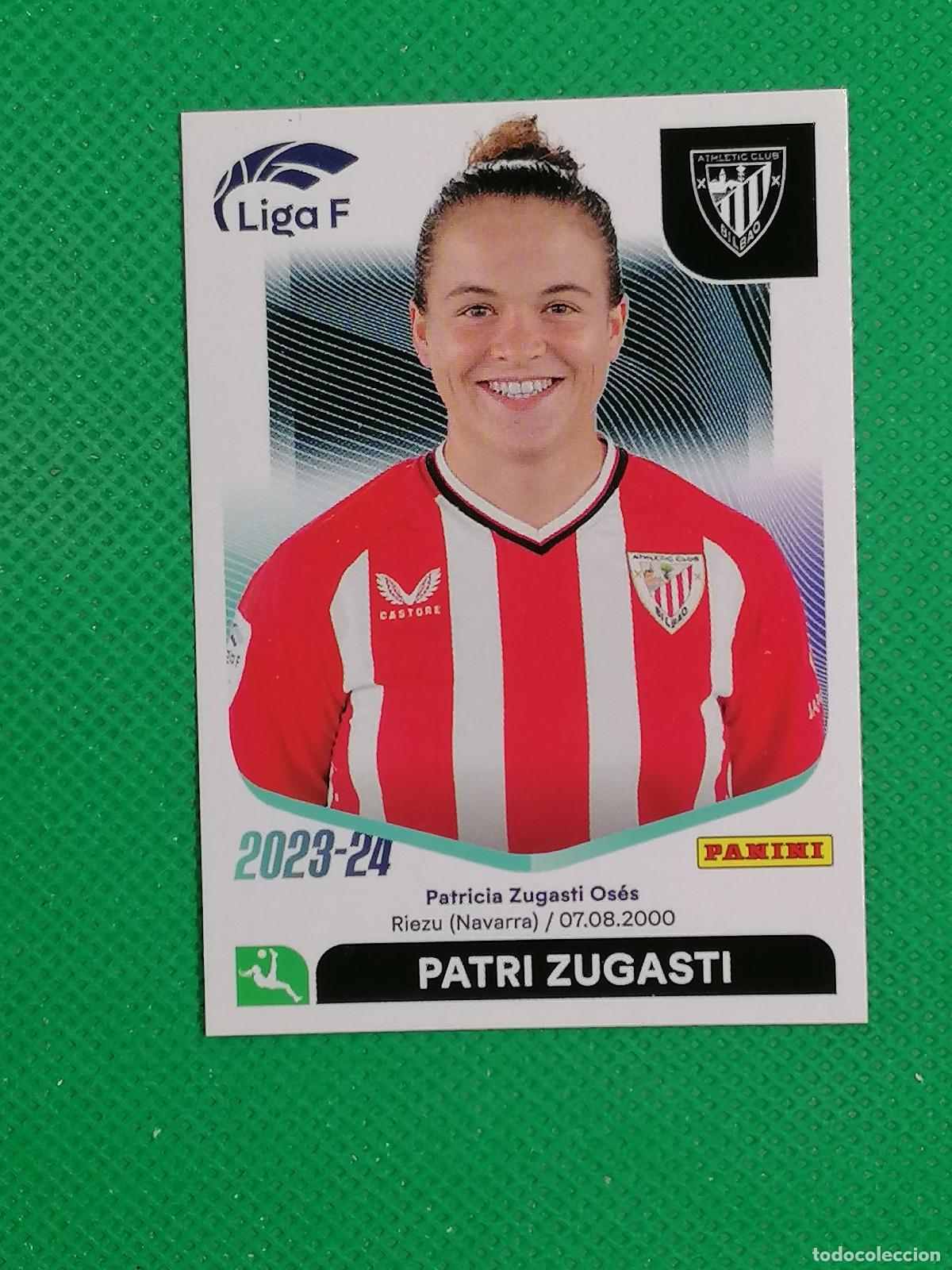 Cromos de F&uacute;tbol: 17 B 17B PATRI ZUGASTI ATHLETIC BILBAO ⚽ PANINI LIGA F FEMENINA 23 24 2023 2024 ⚽