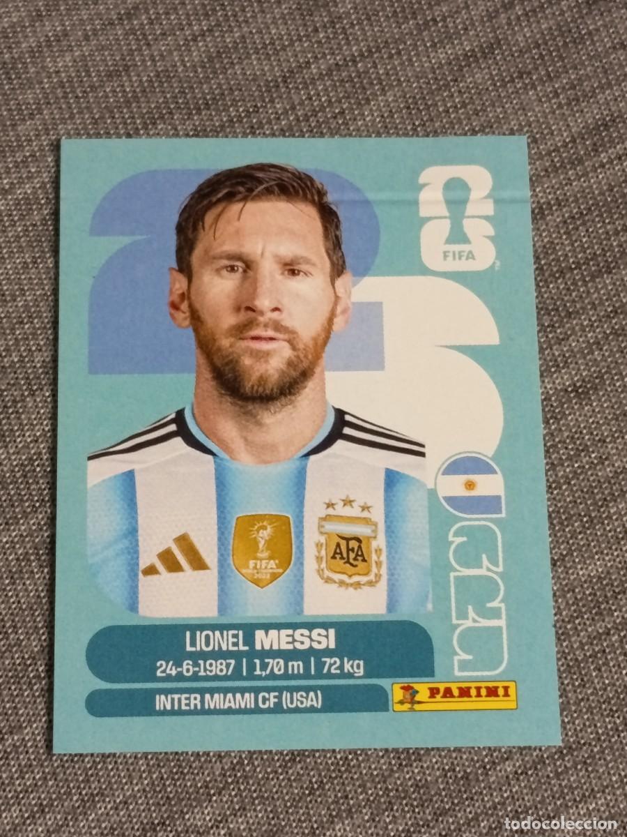 Cromos de F&uacute;tbol: MESSI ARG 17 STICKER MUNDIAL 2026 PANINI FIFA WORLD CUP NUEVO