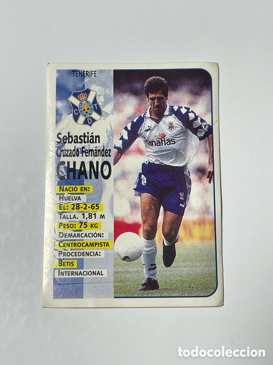 Football Stickers: Chano Tenerife Panini 1998/99 #304
