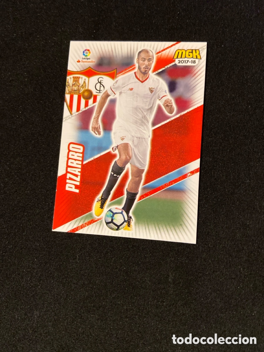 Football Stickers: PIZARRO 470 (SEVILLA) PANINI MEGACRACKS 2017-2018 17 18 CROMO CARTA M-2