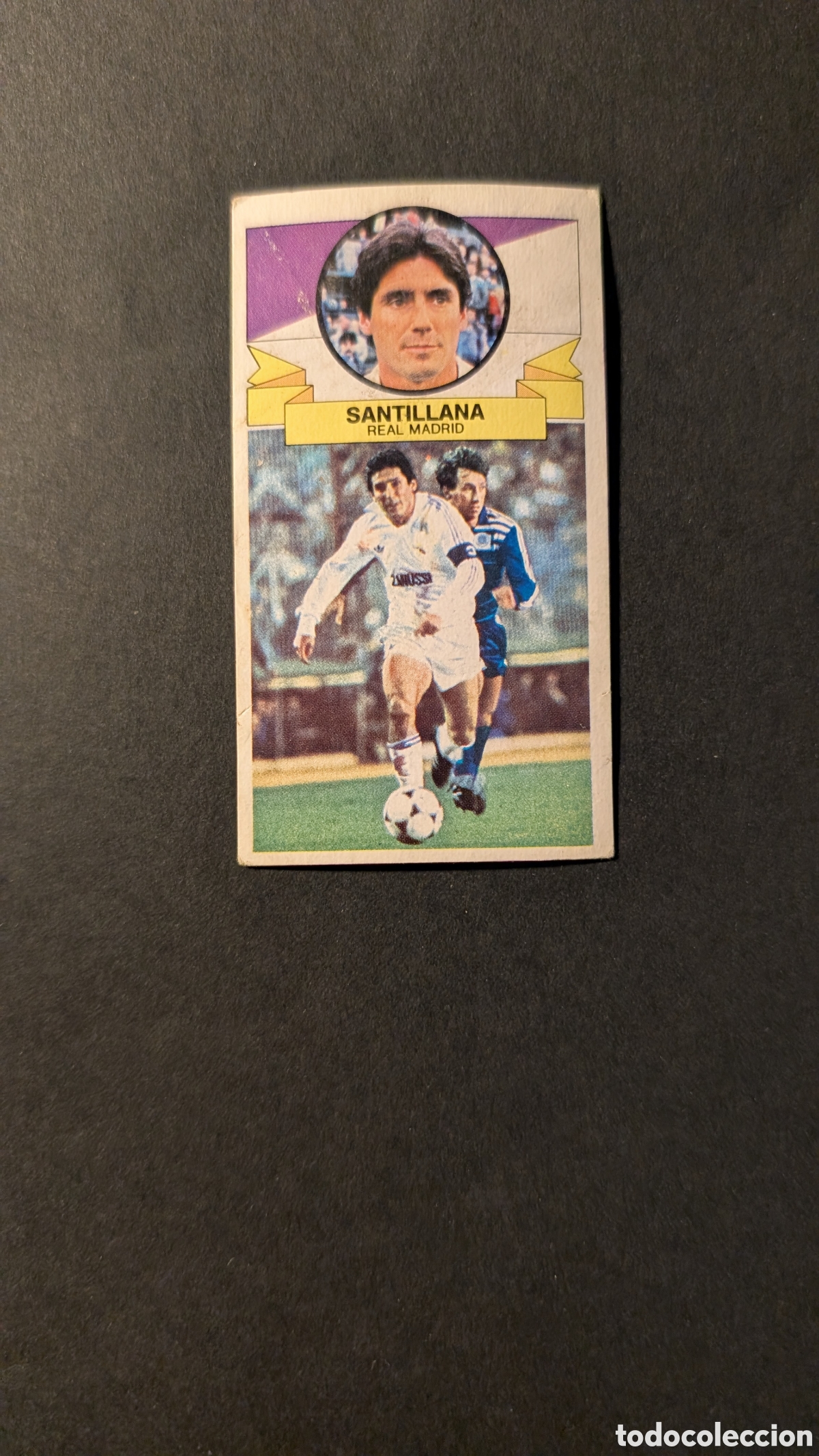 Cromos de F&uacute;tbol: SANTILLANA REAL MADRID CON PUBLICIDAD LIGA ESTE 1985/86 85 86 NUNCA PEGADO SIN PEGAR