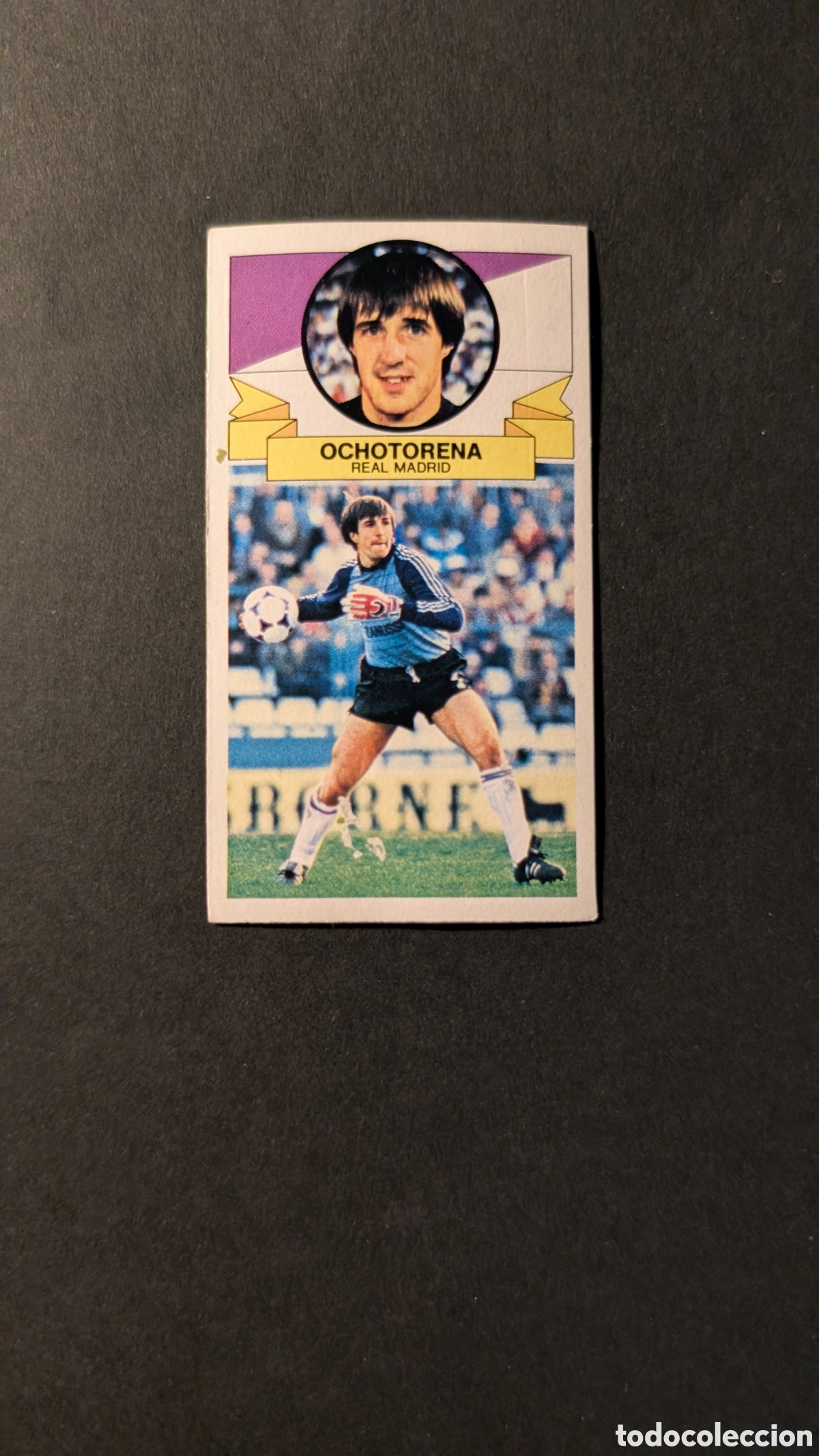 Cromos de F&uacute;tbol: OCHOTORENA REAL MADRID CON PUBLICIDAD LIGA ESTE 1985/86 85 86 NUNCA PEGADO SIN PEGAR
