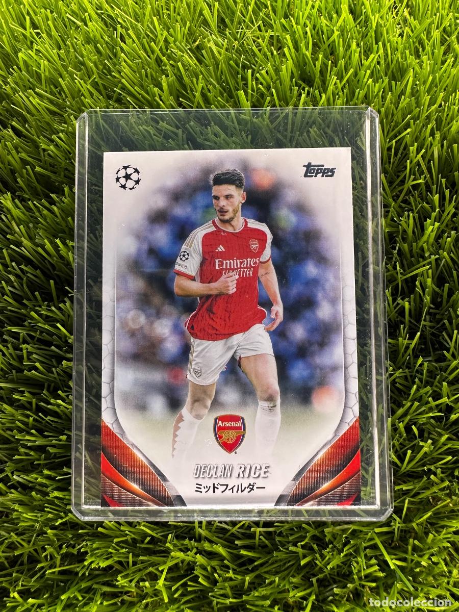 Football Stickers: N&ordm; 6 Declan Rice Arsenal Topps UEFA Clubs Competitions Japan Edition 23 24