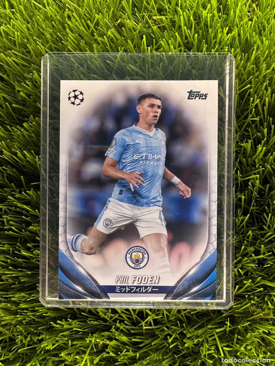 Cromos de Futebol: N&ordm; 84 Phil Foden Manchester City Topps UEFA Clubs Competitions Japan Edition 23 24