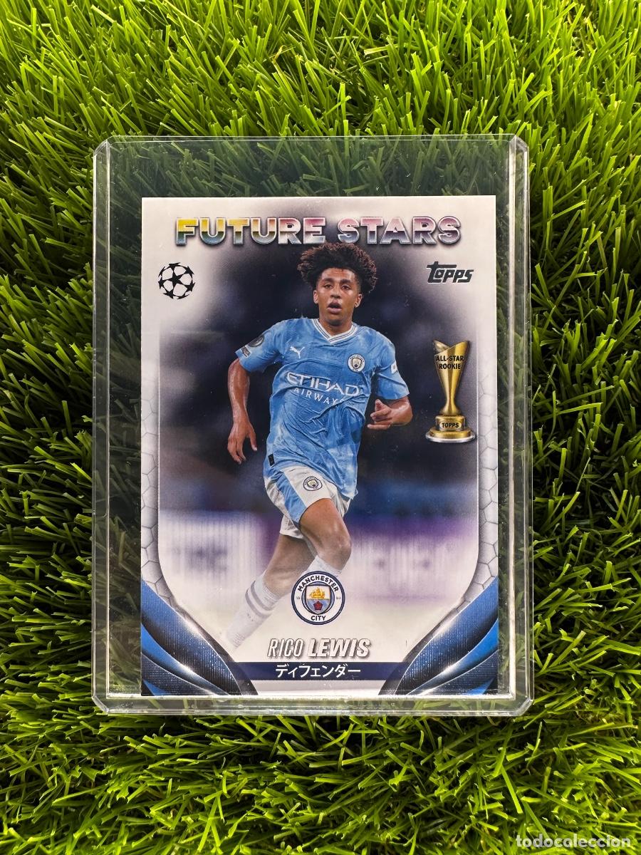 Cromos de F&uacute;tbol: N&ordm; 105 Rico Lewis Future Stars Manchester City Topps UEFA Clubs Competitions Japan Edition 23 24