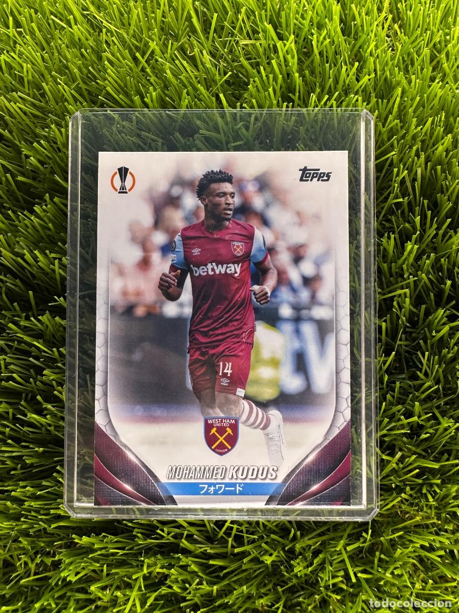 Cromos de F&uacute;tbol: N&ordm; 110 Mohammed Kudus West Ham United Topps UEFA Clubs Competitions Japan Edition 23 24