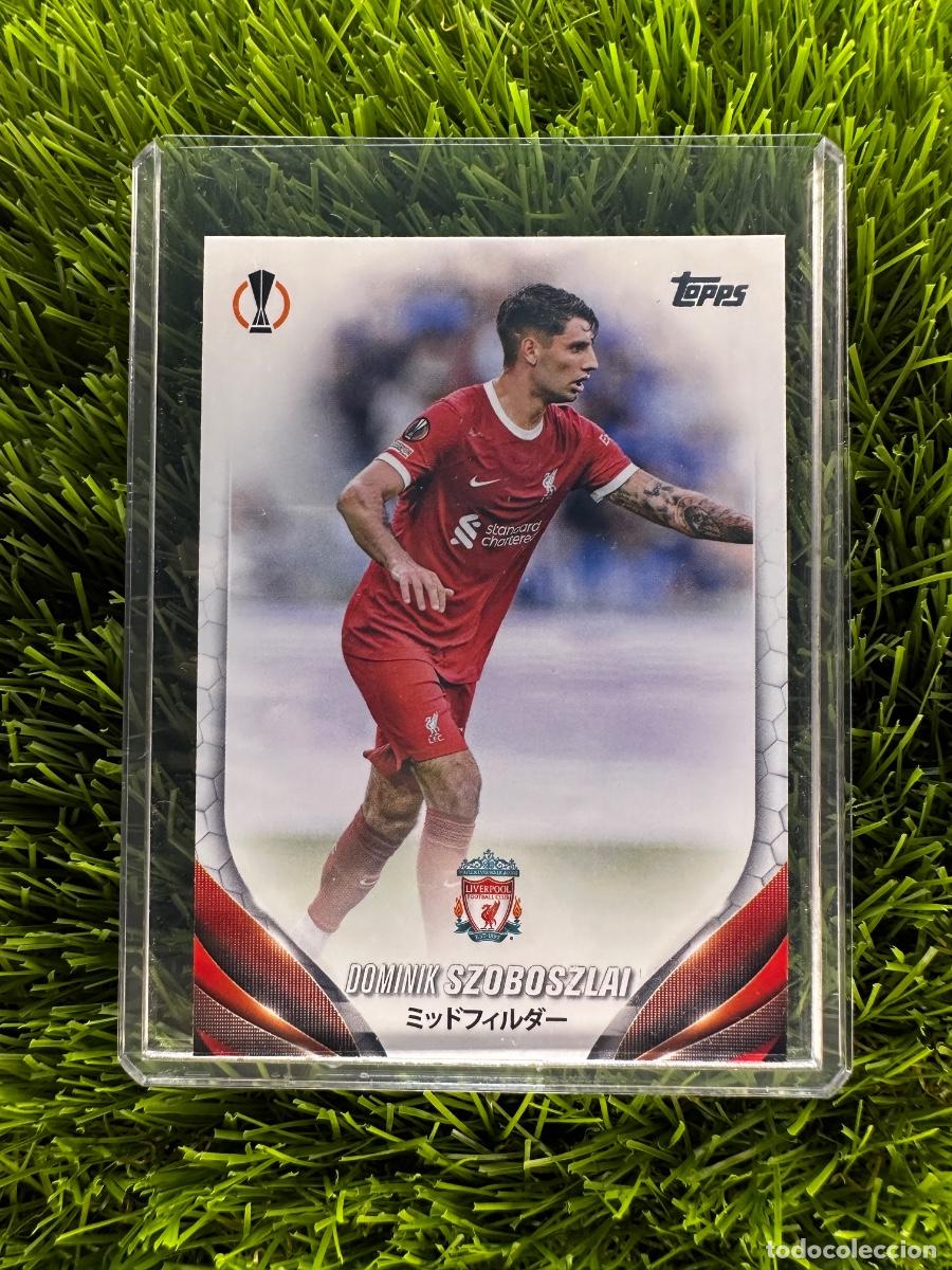 Cromos de F&uacute;tbol: N&ordm; 119 Dominik Szoboszlai Liverpool Topps UEFA Clubs Competitions Japan Edition 23 24