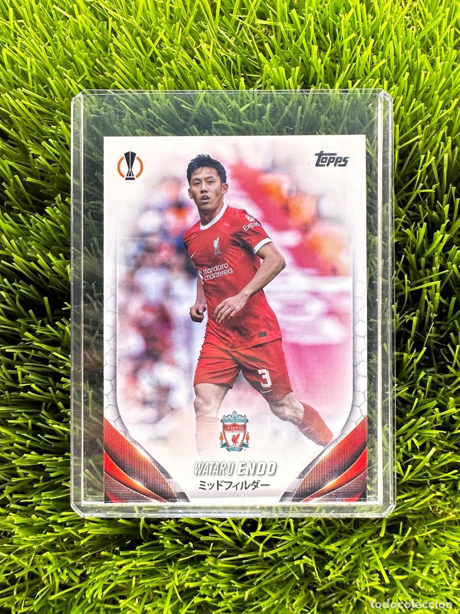 Cromos de F&uacute;tbol: N&ordm; 170 Wataru Endo Liverpool Topps UEFA Clubs Competitions Japan Edition 23 24