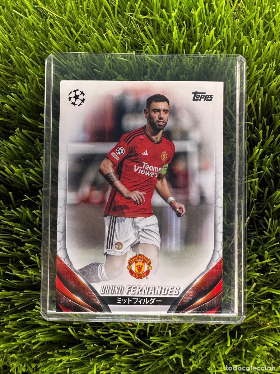 Cromos de F&uacute;tbol: N&ordm; 178 Bruno Fernandes Manchester United Topps UEFA Clubs Competitions Japan Edition 23 24