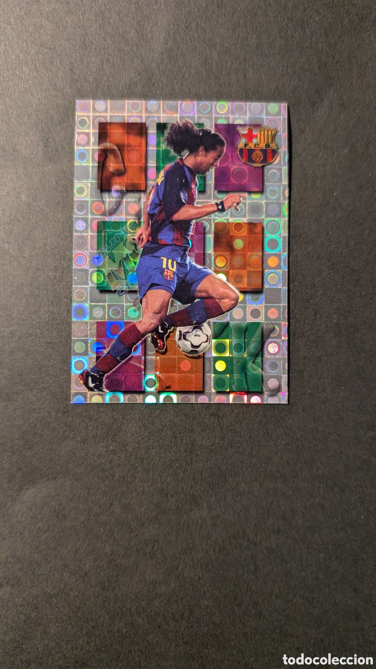 Figurine di Calcio: RONALDINHO BARCELONA ROOKIE 161 CRACK FICHAS DE LA LIGA 2003/2004 03 04 MUNDICROMO