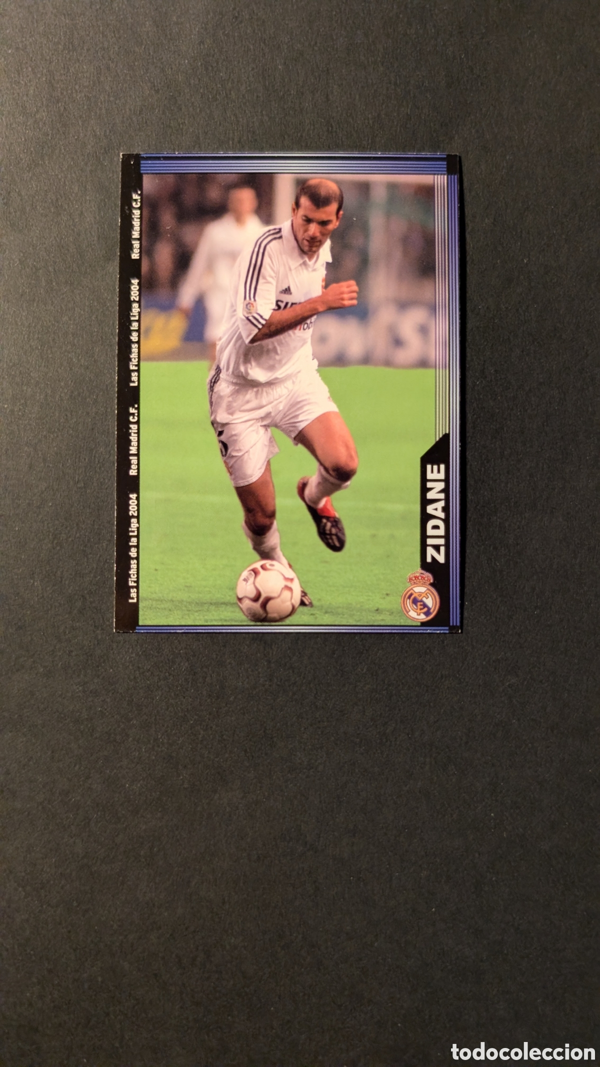 Cromos de Futebol: ZIDANE REAL MADRID 17 FICHAS DE LA LIGA 2003/2004 03 04 MUNDICROMO