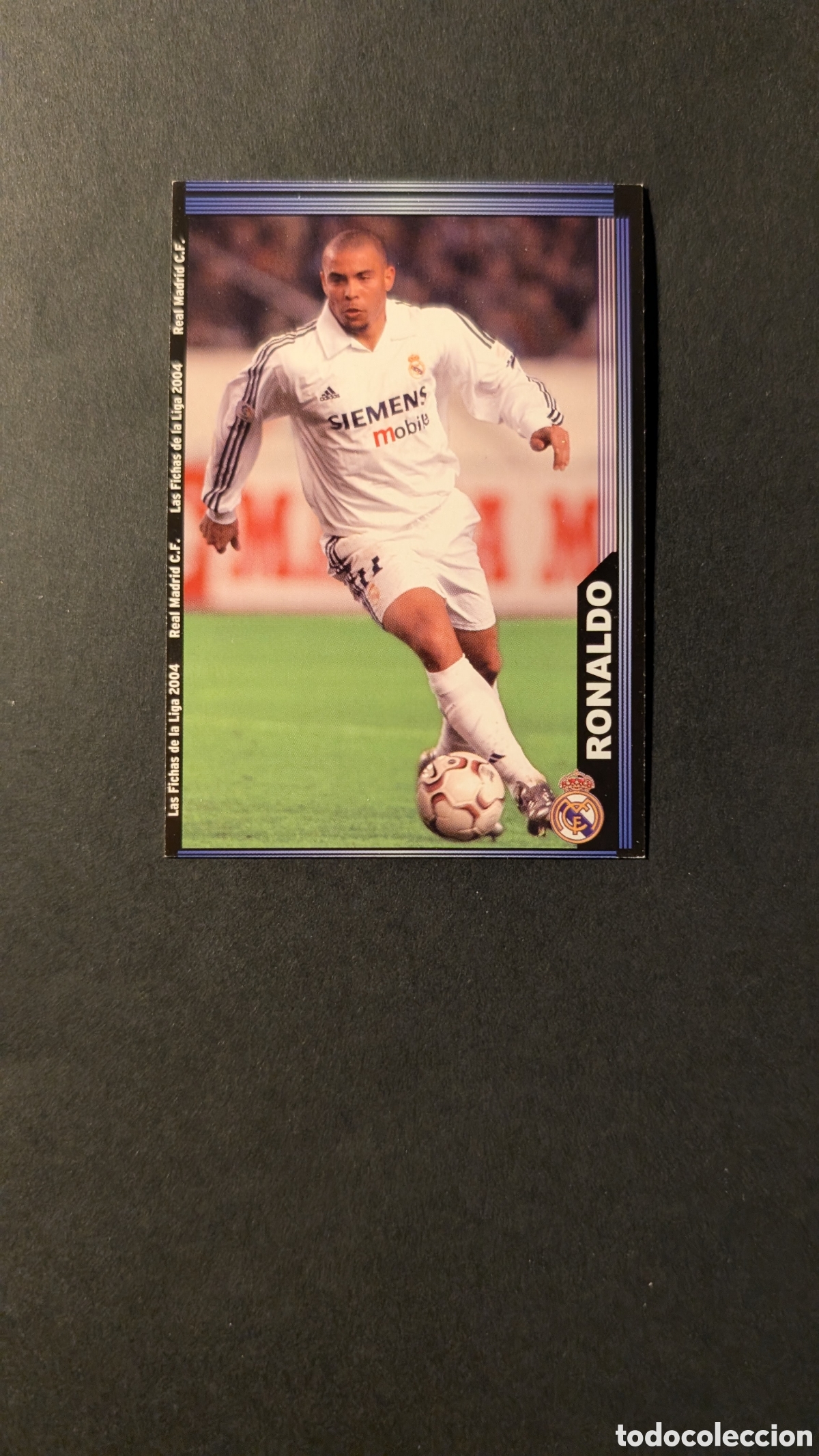 Cromos de Futebol: RONALDO REAL MADRID 22 FICHAS DE LA LIGA 2003/2004 03 04 MUNDICROMO